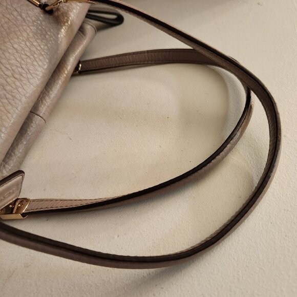 Euc Coach Madison Madeline Tan Leather Satchel Handbag Purse - Picture 7 of 14